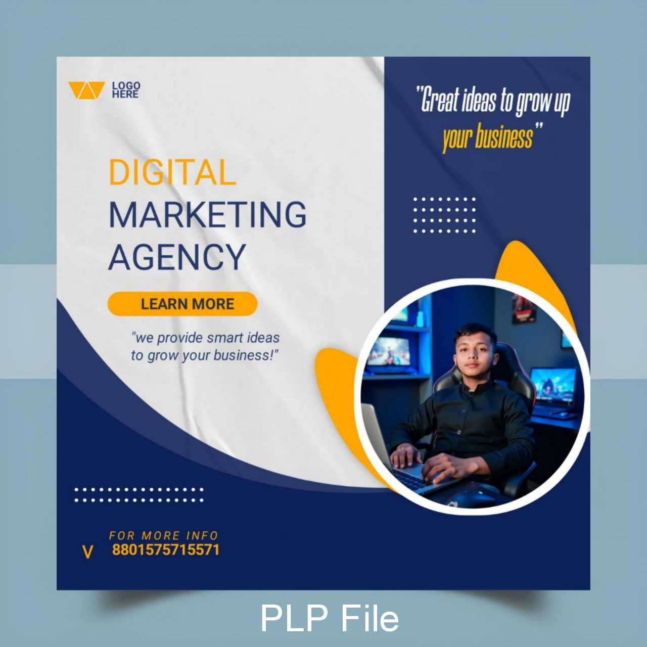 Social Media Poster PLP Design By osman Graphice - PLP Ghor