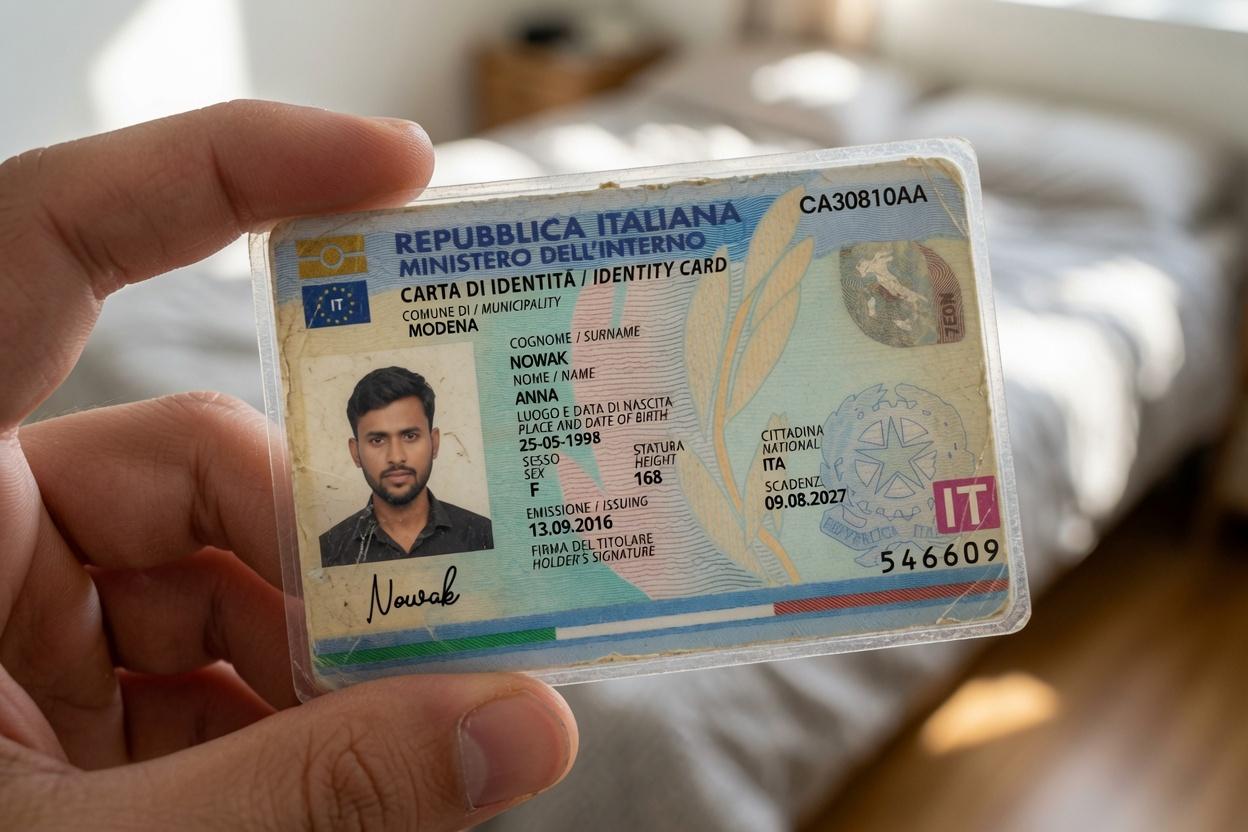 Italy Identity Card PLP - PLP Ghor