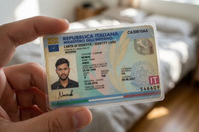Italy Identity Card PLP Design By Sohanur Islam Sujon