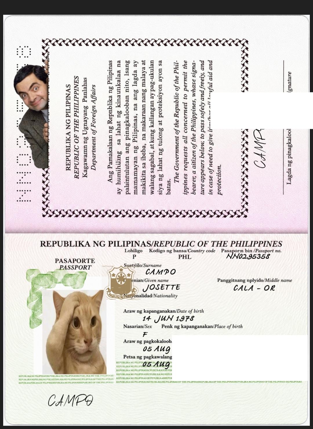 Philippine passport update PLP - PLP Ghor